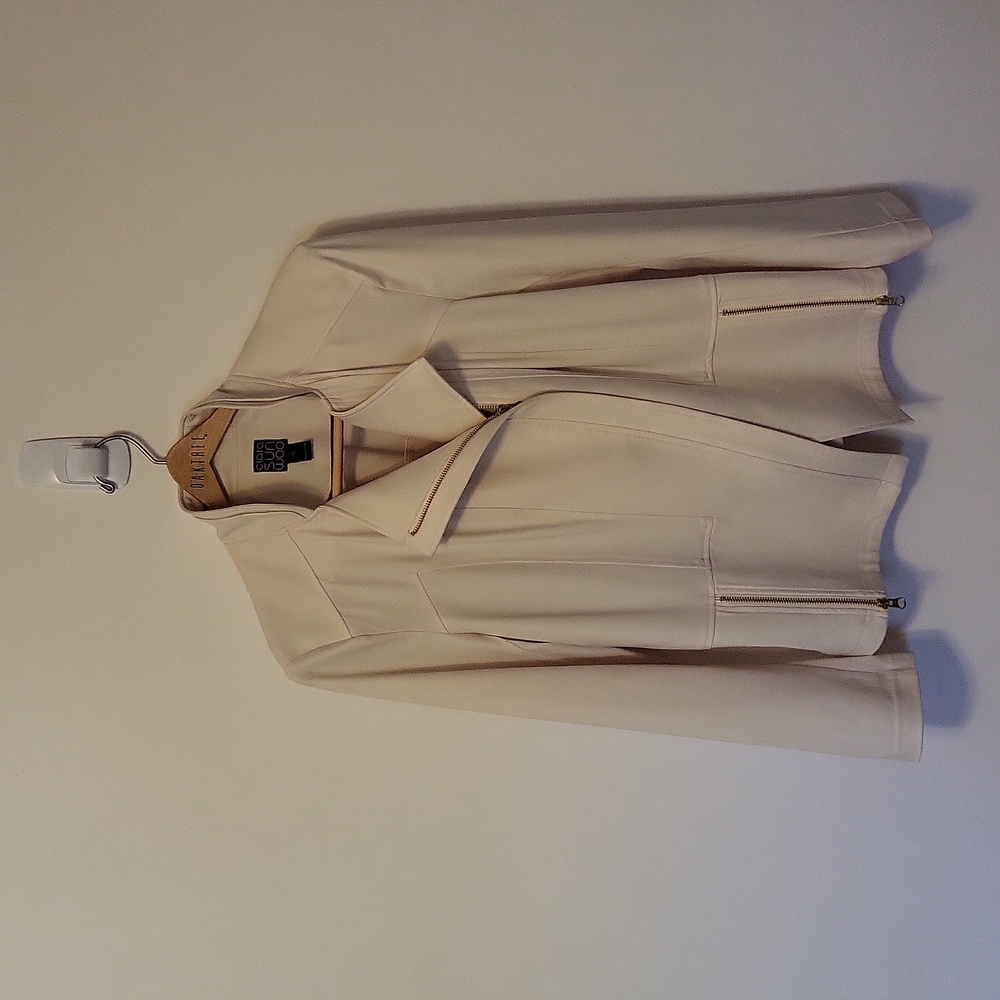 CLARA SUN WOO Woman's XL cream casual blazer
